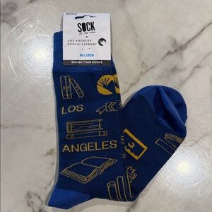 Sock It To Me Los Angeles Blue Crew Socks